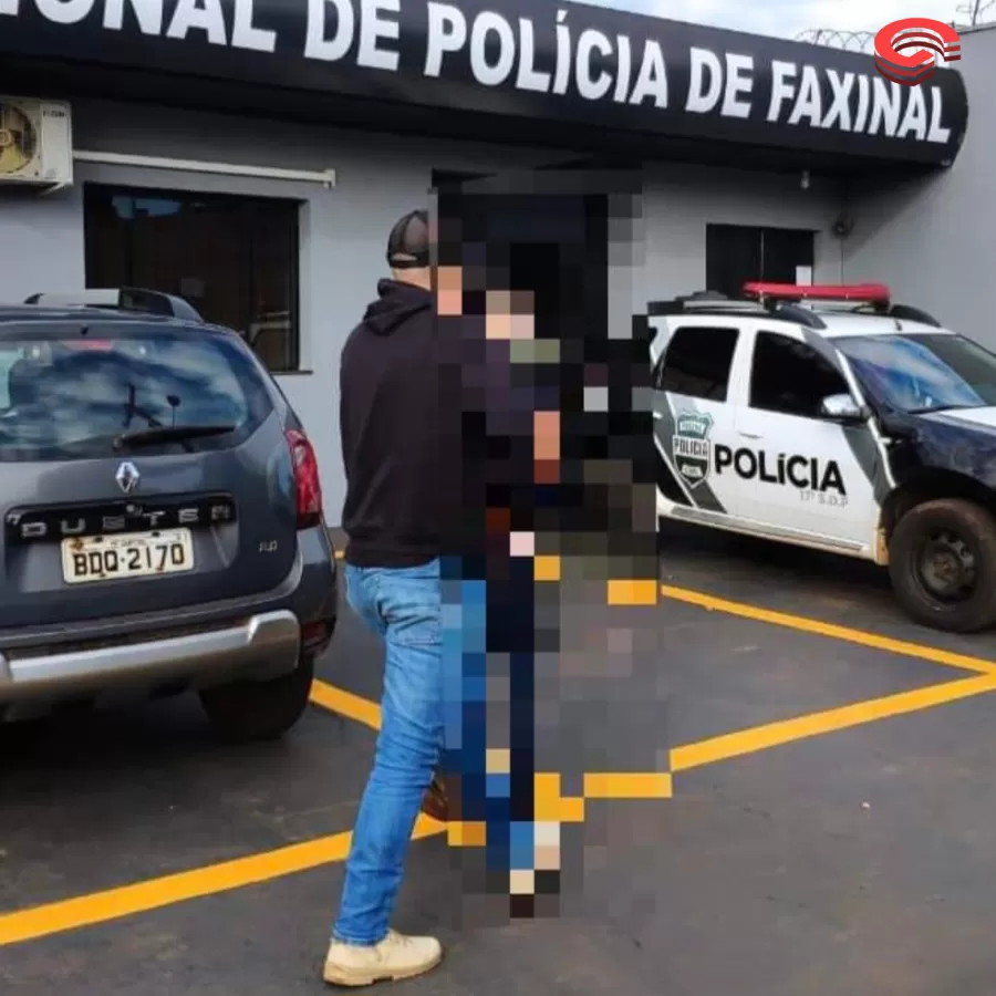 Polícia Civil de Faxinal prende Homem no município de Kaloré por existir mandado de prisão. 