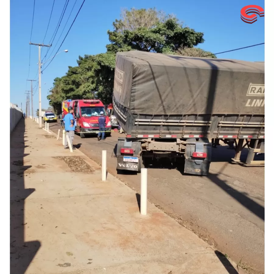 Trabalhador morre após ser atropelado por caminhão em Arapongas