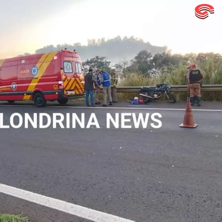 Londrina - PR | TRAGÉDIA NA RODOVIA: MOTOCICLISTA MORRE EM ACIDENTE NA PR 445