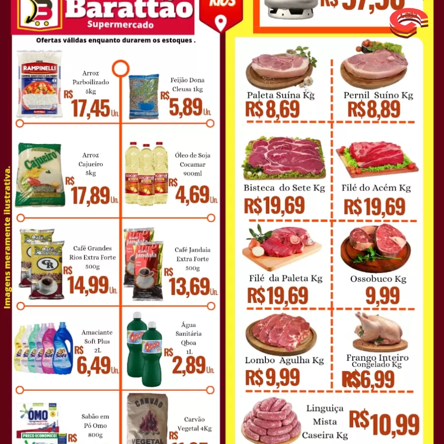 Barattão Supermercado do município de Grandes Rios 