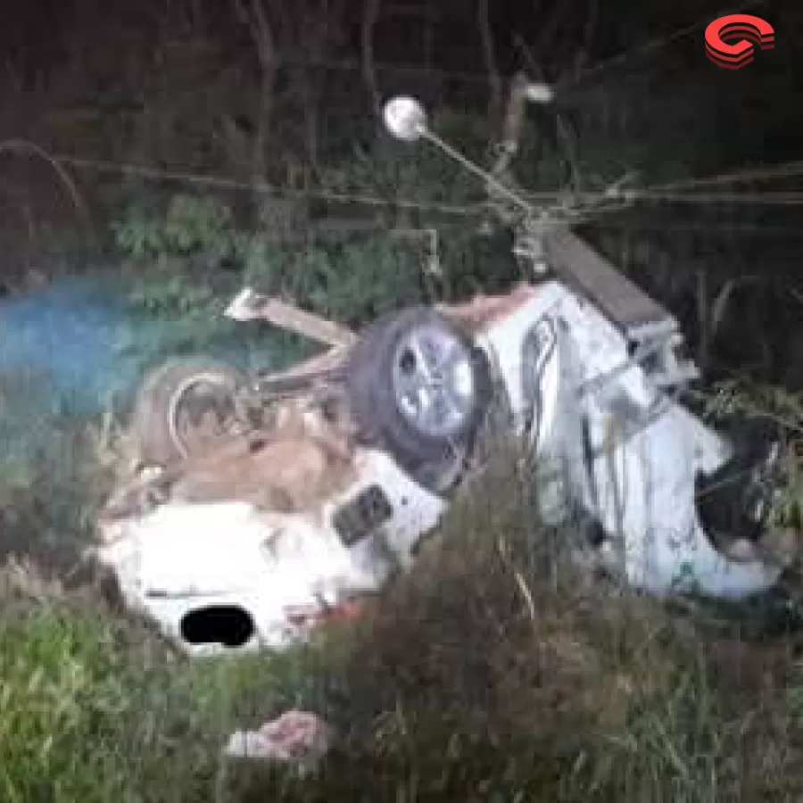 MOTORISTA MORRE APÓS COLIDIR CARRO CONTRA POSTE NA PR 495