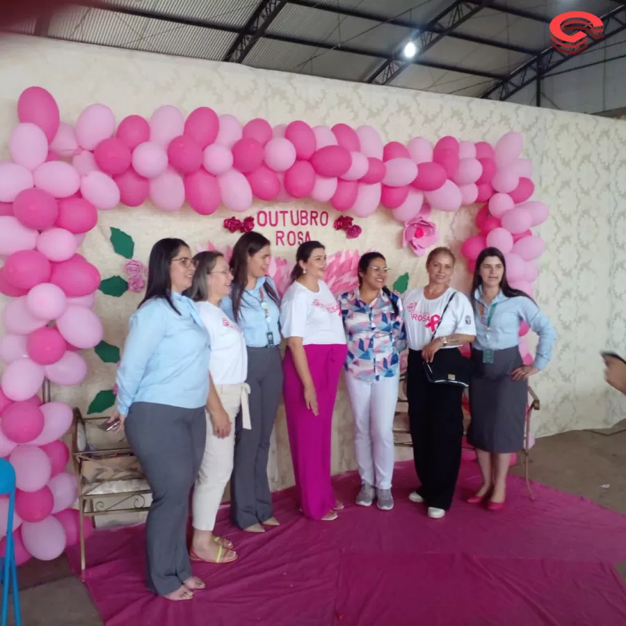 Evento do Outubro Rosa reúne centenas de pessoas no município de Grandes Rios.