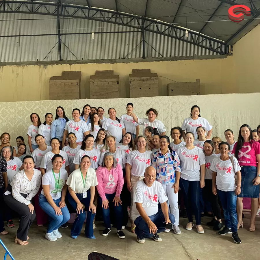 Evento do Outubro Rosa reúne centenas de pessoas no município de Grandes Rios.