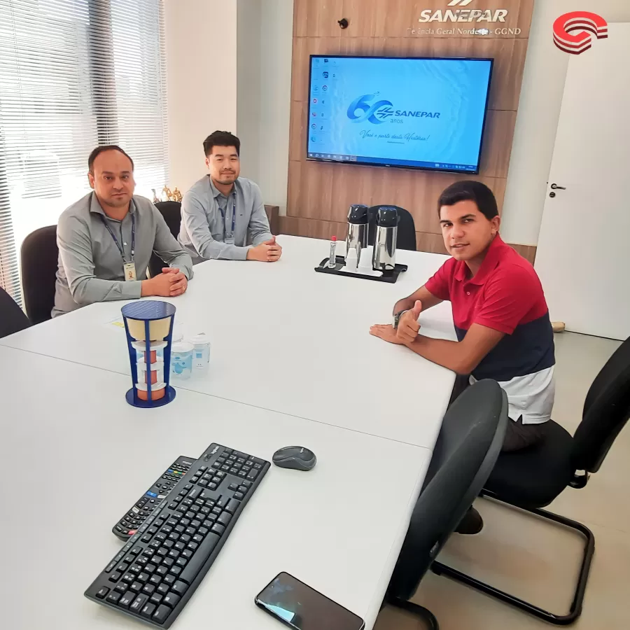 Repórter Talisson Eduardo visita Sanepar de Londrina e cobra melhorias para população de Grandes Rios 