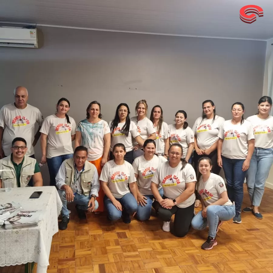 Secretaria de saúde do município de Grandes Rios promove palestra em colégios em parceria com a 16° Regional de Saúde 