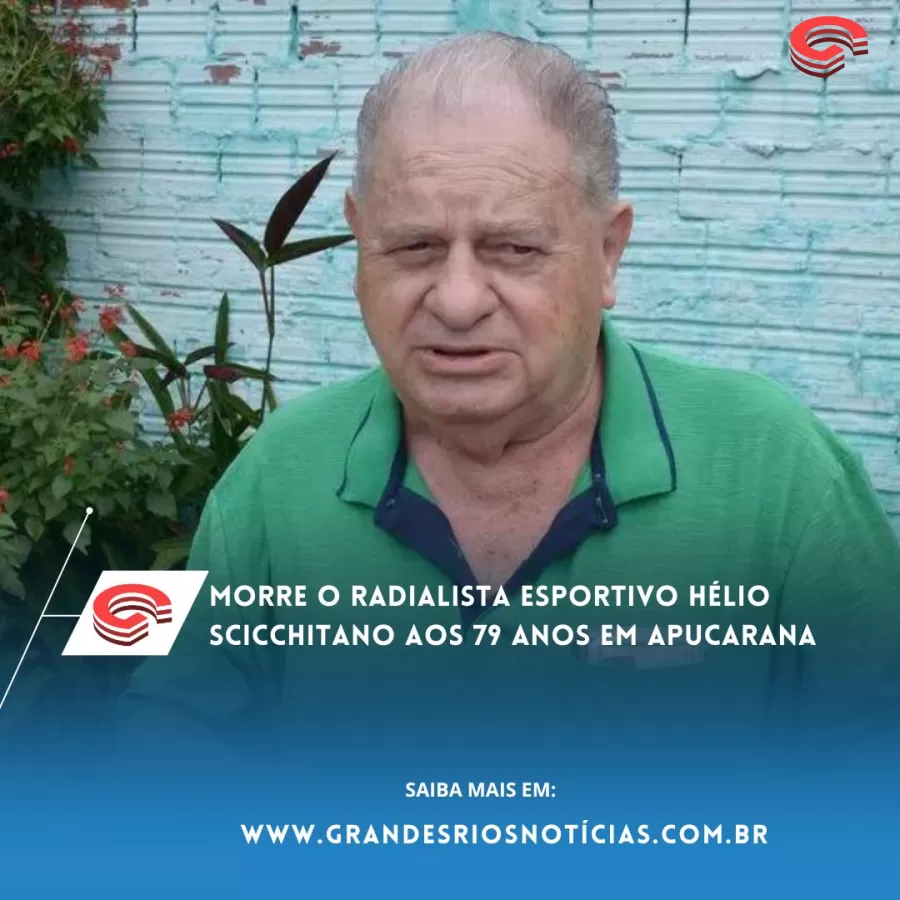 Morre o radialista esportivo Hélio Scicchitano aos 79 anos