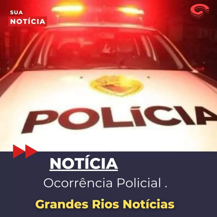 GRANDES RIOS: Polícia Militar registra infração de trânsito na Avenida Brasil 