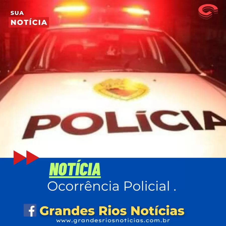 GRANDES RIOS: Polícia Militar encontra moto abandonada no centro da cidade, e leva pra delegacia.