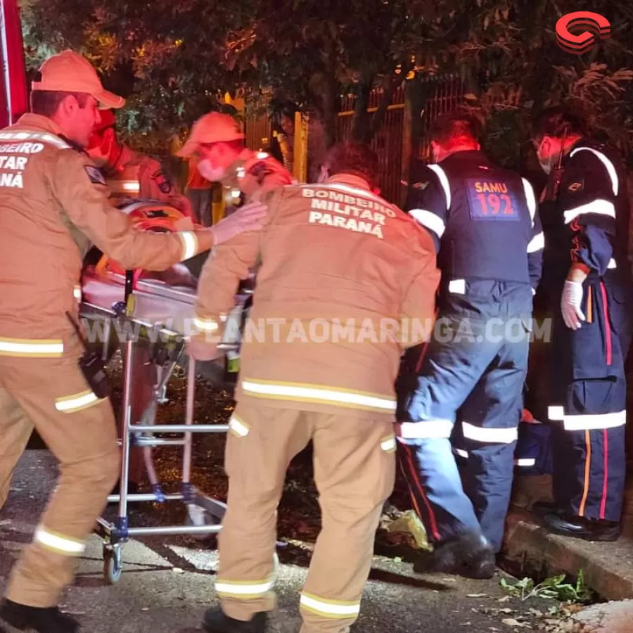 Filho foge e mãe é baleada, em atentado á tiros em residência.