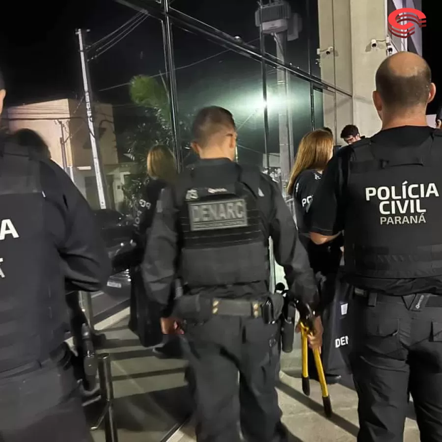 Polícia Civil cumpre 27 mandados no Vale do Ivaí contra organização que lavava dinheiro de tráfico de drogas.