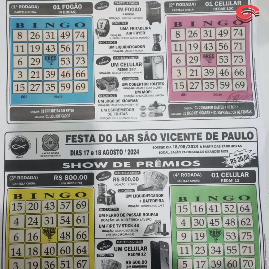 Vem aí festa em prol ao LAR São Vicente de Paulo de Grandes Rios.