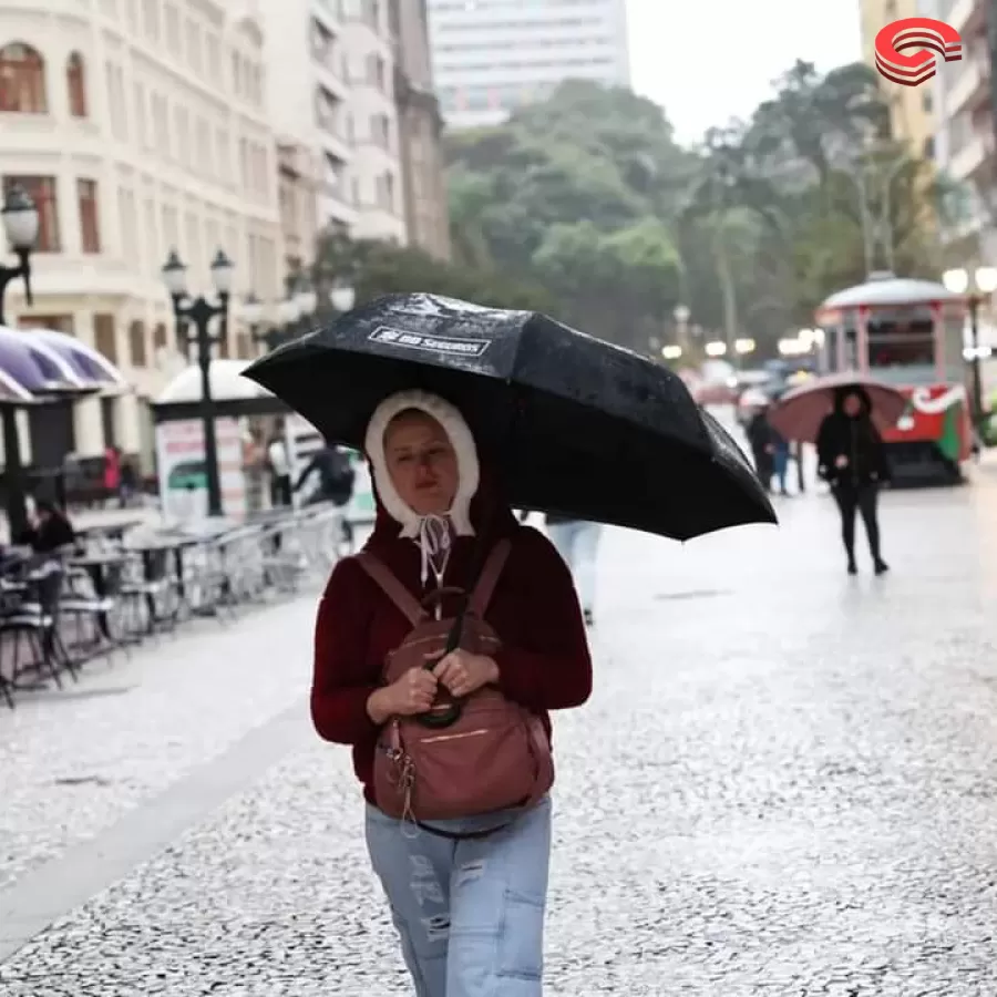 Paraná terá mais uma semana de chuva e frio.